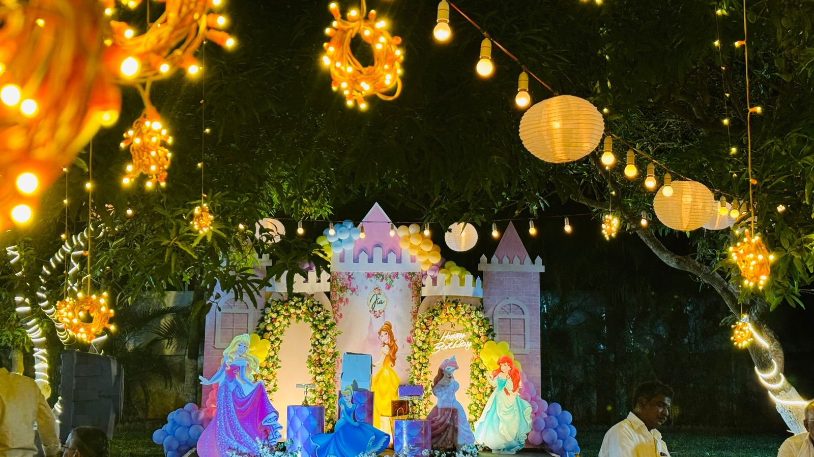 Under The Mango Trees wedding setup