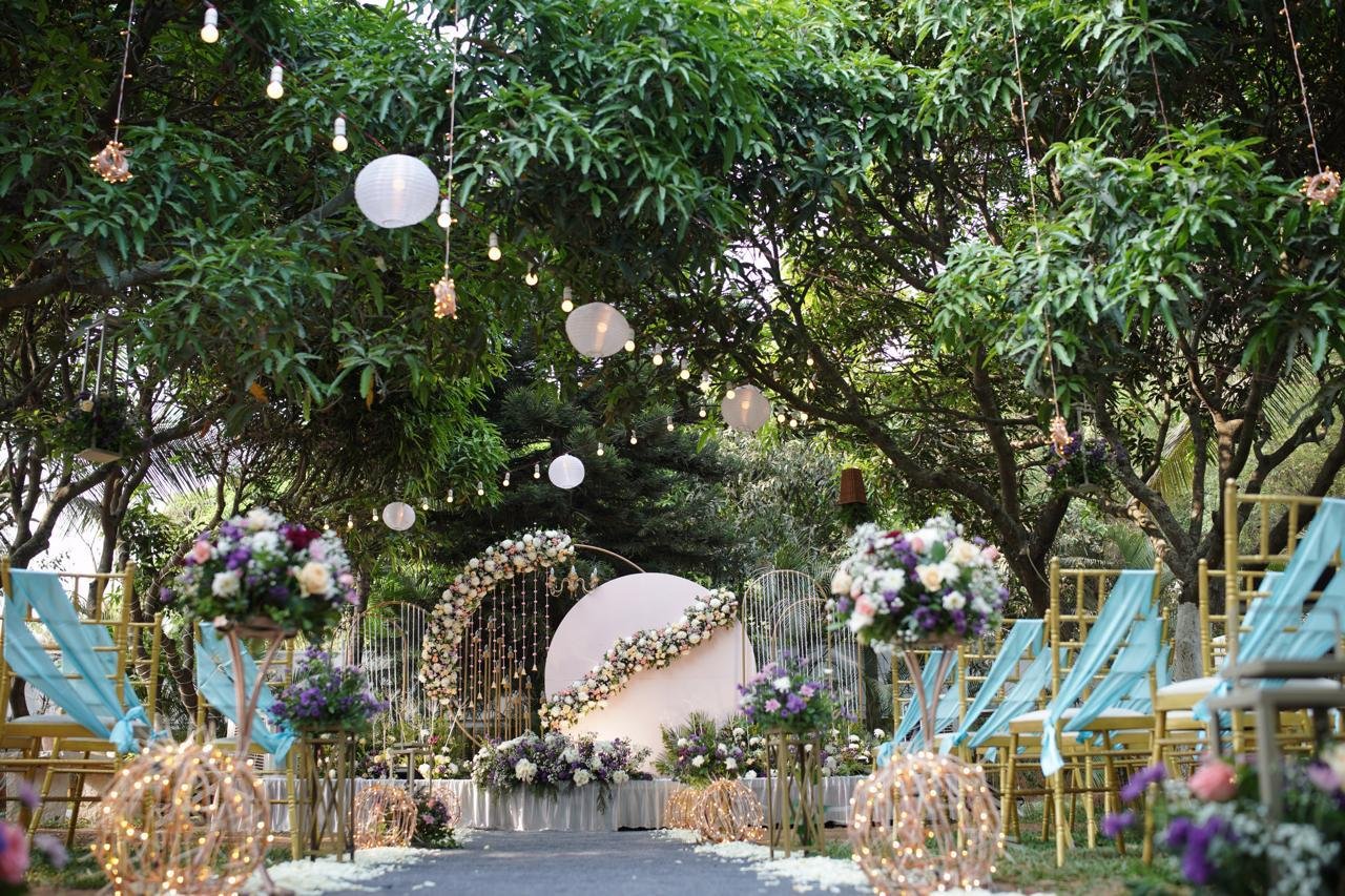 Under The Mango Trees celebration area